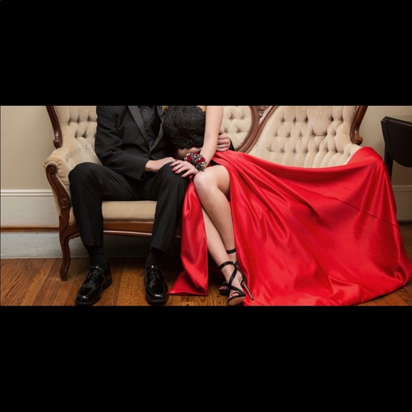 PEOM DRESS WORN ONCE - Picture 1 of 2